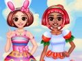 لعبة BFF Foodie Cosplay على الانترنت
