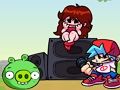 لعبة Friday Night Funkin 'vs PIG ﻦﻣ Angry Birds  على الانترنت
