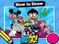 لعبة !Teen Titans Go ﻢﺳﺮﻟ ﺭﺎﺣ  على الانترنت