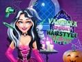 لعبة Vampira Spooky Hairstyle ﻱﺪﺤﺘﻟﺍ  على الانترنت