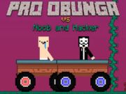 لعبة Pro Obunga ﻞﺑﺎﻘﻣ Noob ﻭ Hacker  على الانترنت
