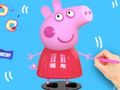 لعبة Peppa Pig :ﻦﻳﻮﻠﺘﻟﺍ ﺏﺎﺘﻛ  على الانترنت