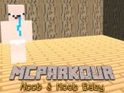 لعبة MC Parkour Noob ﻭ Noob Baby على الانترنت