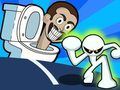لعبة Stickman ﻞﺑﺎﻘﻣ Skibidi ﺽﺎﺣﺮﻤﻟﺍ  على الانترنت