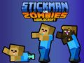 لعبة Stickman vs Zombies WorldCraft على الانترنت