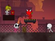 لعبة Stickman ﺓﺎﻴﺤﻟﺍ ﺪﻴﻗ ﻰﻠﻋ ءﺎﻘﺒﻟﺍ ﺔﻠﻴﻟ  على الانترنت