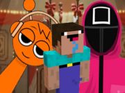 لعبة Nextbots ﻰﻠﻋ Minecraft Squid Game Sprunki  على الانترنت