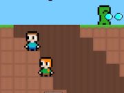 لعبة McBros Pixelcraft على الانترنت