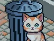 لعبة ﺔﻔﻴﻟﻷ﻿ﺍ ﻲﺗﺎﻧﺍﻮﻴﺣ :Pixel Cat ﺓﺎﻛﺎﺤﻣ  على الانترنت