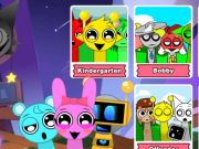 لعبة Party Sprunki Frozen Party Frozen ﺯﻮﻓ  على الانترنت