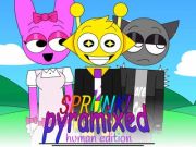 لعبة Sprunki Pyramixed: Human Edition على الانترنت
