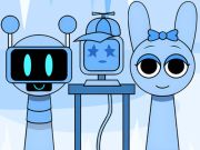 لعبة Huggy Mix Sprunki ﻰﻘﻴﺳﻮﻣ ﻊﺑﺮﻣ  على الانترنت