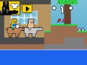 لعبة Noob vs baby Obby Horse ﻞﻔﻃ  على الانترنت