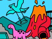 لعبة Code Dino Park ﺔﻄﺳﺍﻮﺑ ﻥﻮﻠﻟﺍ  على الانترنت