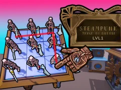 لعبة Steampunk Merge To Battle على الانترنت