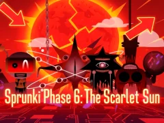 لعبة Sprunki Phase 6: The Scarlet Sun على الانترنت