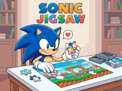لعبة Sonic Jigsaw على الانترنت