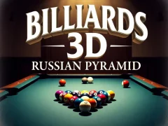 لعبة Billiards 3D Russian Pyramid على الانترنت