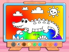 لعبة Coloring Book: Crocodile على الانترنت