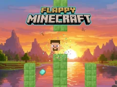 لعبة Flappy Minecraft على الانترنت