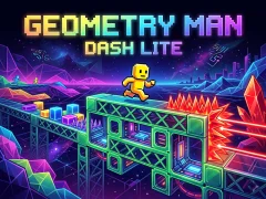 لعبة Geometry Man Dash Lite على الانترنت