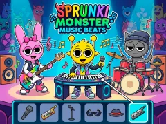 لعبة Sprunki Monster Music Beats على الانترنت