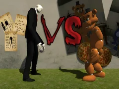 لعبة Slenderman vs Freddy Fazbear على الانترنت