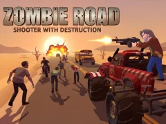 لعبة Zombie Road: Shooter with Destruction على الانترنت
