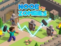لعبة Noob vs Zombies على الانترنت