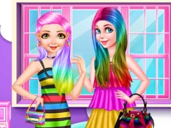لعبة Princess Rainbow Look على الانترنت
