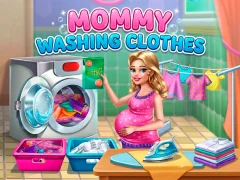 لعبة Mommy washing clothes على الانترنت