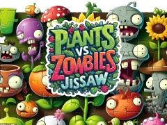 لعبة Plants vs Zombies Jigsaw على الانترنت
