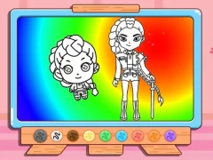 لعبة Coloring Book: Kpop Rumi على الانترنت