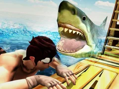 لعبة Raft Angry Shark Hunting على الانترنت