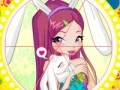 لعبة Winx bunny style: Round Puzzle على الانترنت