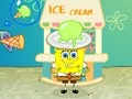 لعبة SpongeBob Ice Shop على الانترنت