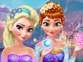 لعبة Anna & Elsa Makeover على الانترنت