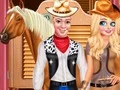 لعبة Frozen Couple Cowboy Style على الانترنت
