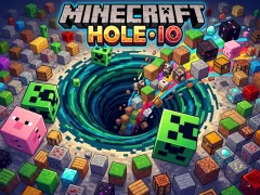 لعبة Minecraft Hole IO على الانترنت