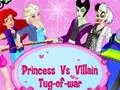 لعبة Princess Vs. Villains Tug-of-war على الانترنت