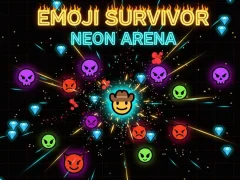 لعبة Emoji Survivor - Neon Arena على الانترنت