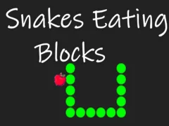 لعبة Snakes Eating Blocks على الانترنت