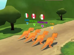 لعبة Dinosaur Shifting Run على الانترنت