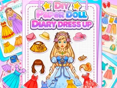 لعبة Diy Paper Doll Diary Dress Up على الانترنت