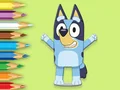 لعبة Coloring Book: Happy Bluey على الانترنت