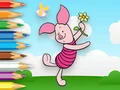 لعبة Coloring Book: Piglet Holds Toy Windmill على الانترنت