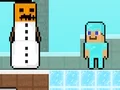 لعبة Noob vs Pro Snowman على الانترنت