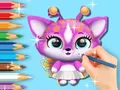 لعبة Coloring Book: Cute Fluvsies على الانترنت
