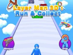 لعبة Layer Man 3d Run Collect على الانترنت