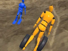 لعبة Ragdoll Racing: Extreme Downhill على الانترنت